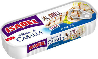 Foto de Filetes de caballa al natural al grill