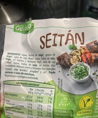 Foto de Seitán/ Tempeh de soja macerado