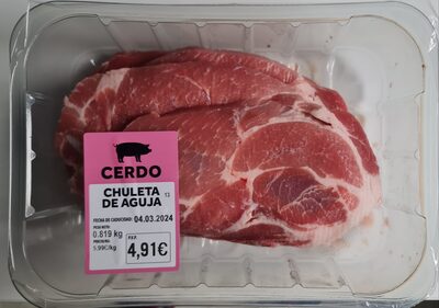 Foto de Chuleta de aguja de cerdo