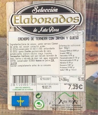 Foto de Cachopo ternera