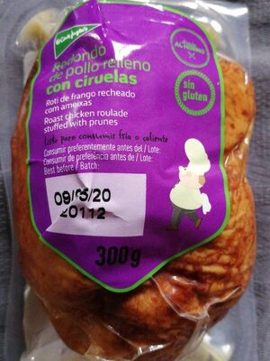 Foto de Redondo de pollo relleno con ciruelas