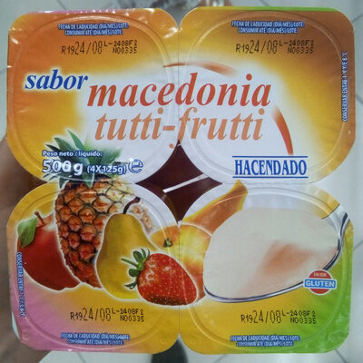Foto de Yogur sabor macedonia