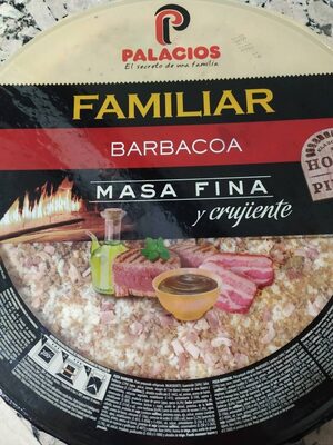 Foto de Pizza familiar barbacoa masa fina