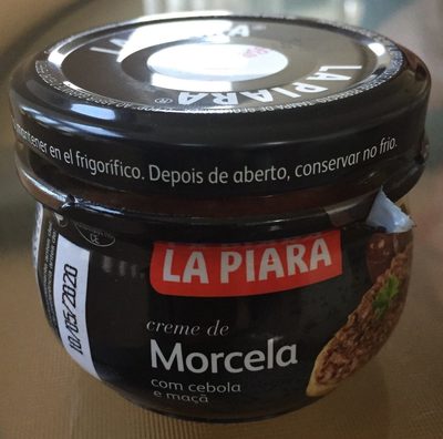 Foto de Crema de morcilla con cebolla y manzana
