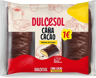 Foto de Caña bañada en crema rellenada de cacao