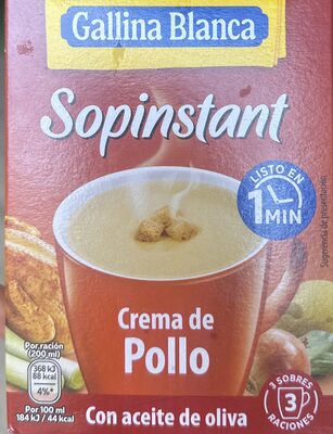 Foto de Sopinstant Crema de Pollo