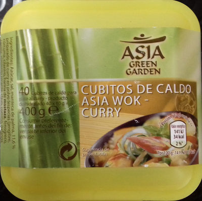 Foto de Cubitos de caldo asia wok curry