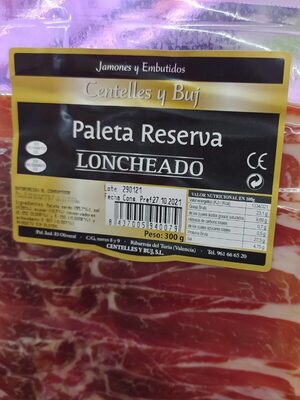 Foto de Paleta reserva loncheado