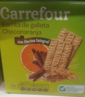 Foto de Barrita de galleta choconaranja