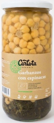 Foto de Garbanzos con espinacas