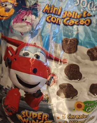 Foto de Galletas Con Sabor Chocolate Con 6 Vitaminas Hierro Y Calcio.