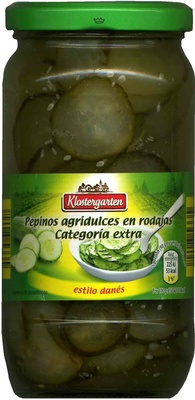 Foto de Pepinos agridulces en rodajas
