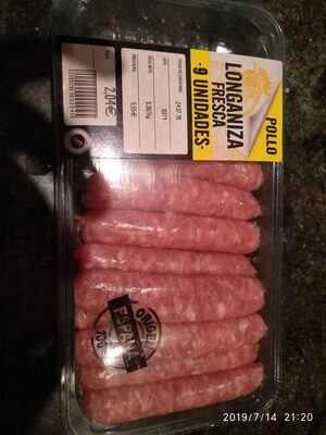 Foto de Longaniza de pollo fresca 9 unidades