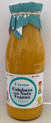Foto de Crema de calabaza con nata vegana