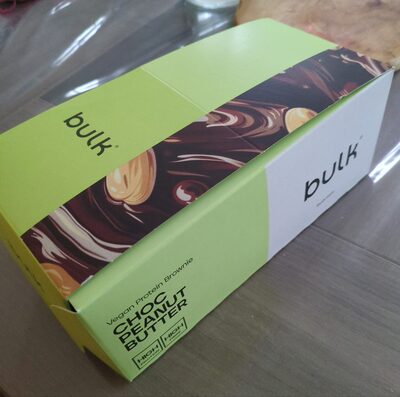 Foto de Vegan protein brownie chocolate peanut butter