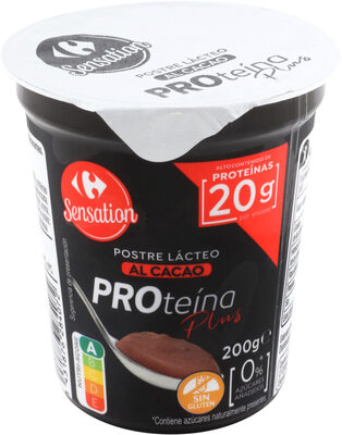 Foto de Postre 0% azucares añadidos chocolate proteina plus