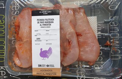 Foto de Pechuga fileteado de pavo al pimentón