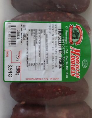 Foto de Morcilla arroz
