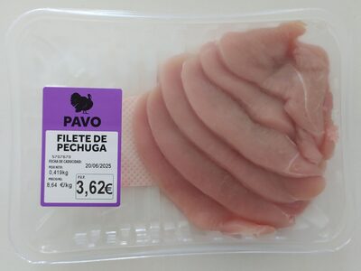 Foto de Pavo. Filete de pechuga