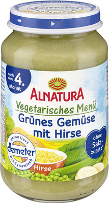 Foto de Grünes Gemüse mit Hirse (ab 4. Monat)