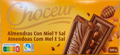Foto de Chocolate con almendras caramelizadas con miel y sal.