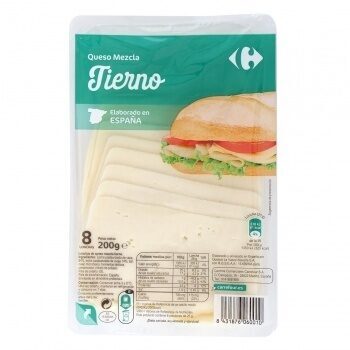 Foto de Queso tierno lonchas
