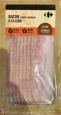 Foto de Bacon cocido y ahumado a la leña