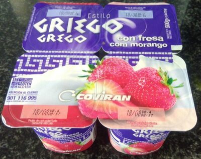 Foto de Yogurt griego fresa