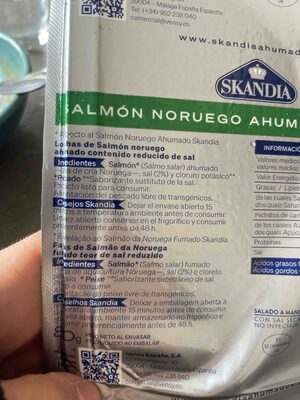 Foto de Salmón Noruego Ahumado