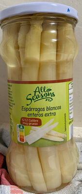 Foto de Espárragos blancos enteros extra
