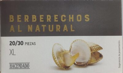 Foto de Berberechos al natural. 20/30 piezas XL
