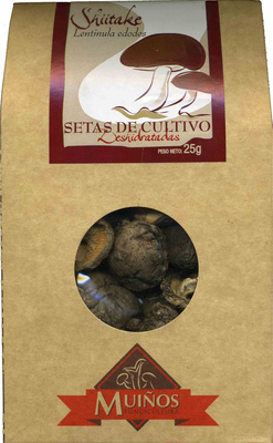 Foto de Setas shiitake deshidratadas "Muiños Fungicultura"