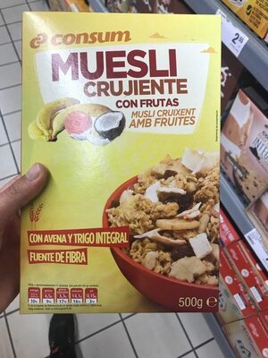 Foto de Muesli crujiente con frutas