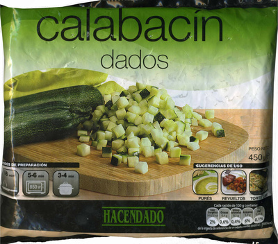 Foto de Calabacines en dados