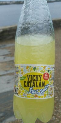 Foto de Agua mineral natural con gas sabor limón