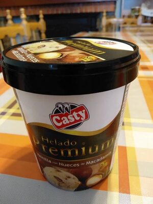 Foto de Casty helado premiun Vainilla y Nueces Macadamia