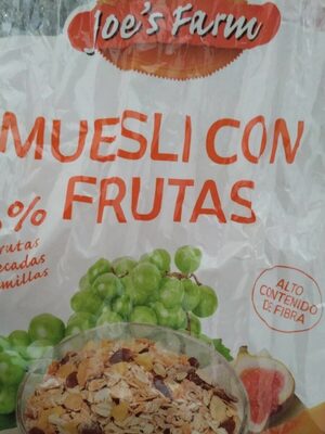 Foto de Joe's Farm muesli con frutas