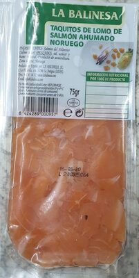Foto de Taquitos de lomo de salmón ahumado noruego
