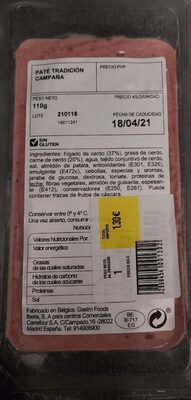 Foto de Paté tradición Campaña