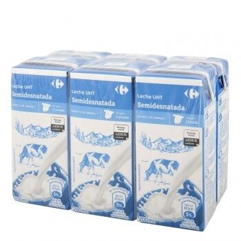 Foto de Leche semidesnatada minibrik