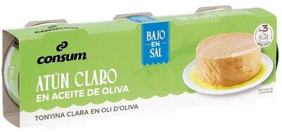 Foto de Atún claro en aceite de oliva bajo en sal