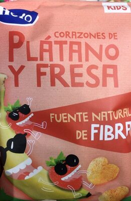 Foto de Corazones platano y fresa