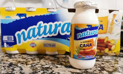 Foto de Yogur líquido natural con azúcar de caña