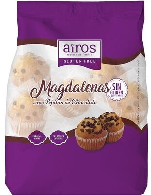 Foto de Magdalenas con pepitas de chocolate sin gluten
