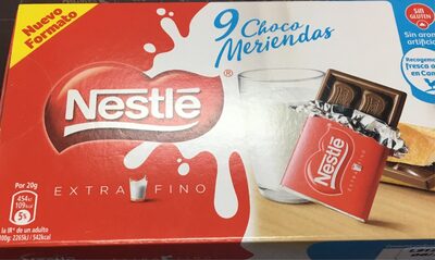 Foto de Chocomeriendas chocolatinas de chocolate con leche sin gluten