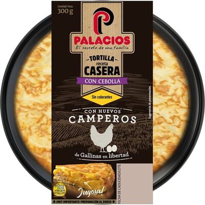Foto de Tortilla de huevos camperos con cebollla