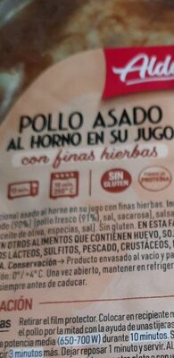 Foto de POLLO ASADO al horno en su jugo