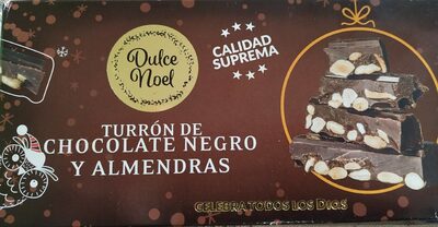 Foto de Turrón de chocolate negro y almendras