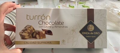 Foto de Turrón Chocolate con Leche y Almendras