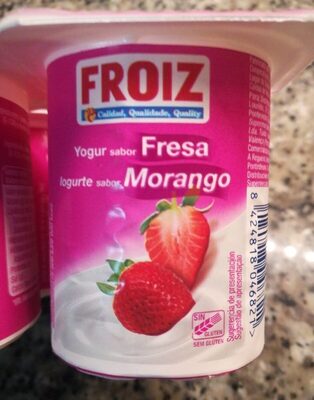 Foto de yogurt sabor fresa
